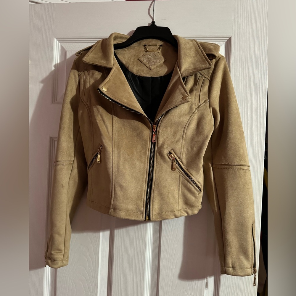 Junior suede jacket